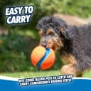Kick Fetch Ball Dog Toy — Large, 8in, for Large Dogs, Floats