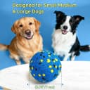 Dog Balls Tennis Balls Dog Chew Toys for Aggressive Chewers ETPU 4Pcs