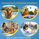 Dog Balls Tennis Balls Dog Chew Toys for Aggressive Chewers ETPU 4Pcs
