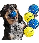 Dog Balls Tennis Balls Dog Chew Toys for Aggressive Chewers ETPU 4Pcs — collection imagery