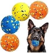 Dog Balls Tennis Balls Dog Chew Toys for Aggressive Chewers ETPU 4Pcs — collection imagery