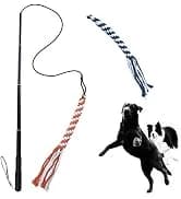 Dog Extendable Teaser Wand Pet Flirt Stick Pole Puppy Chasing Tail Interactive Toy for Small, Medium, and Large — collection imagery