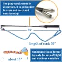 Interactive Flirt Pole Toy for Dogs Chase