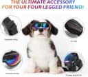 Dog Sunglasses Dog Goggles, UV Wind Dust Fog Protection Pet Glasses Eye Wear with Adjustable Strap for Medium