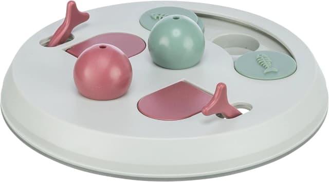 Cat Activity Flip Board – 4-Module Treat Puzzle Enrichment Toy for Mental Stimulation and Slow Feeding