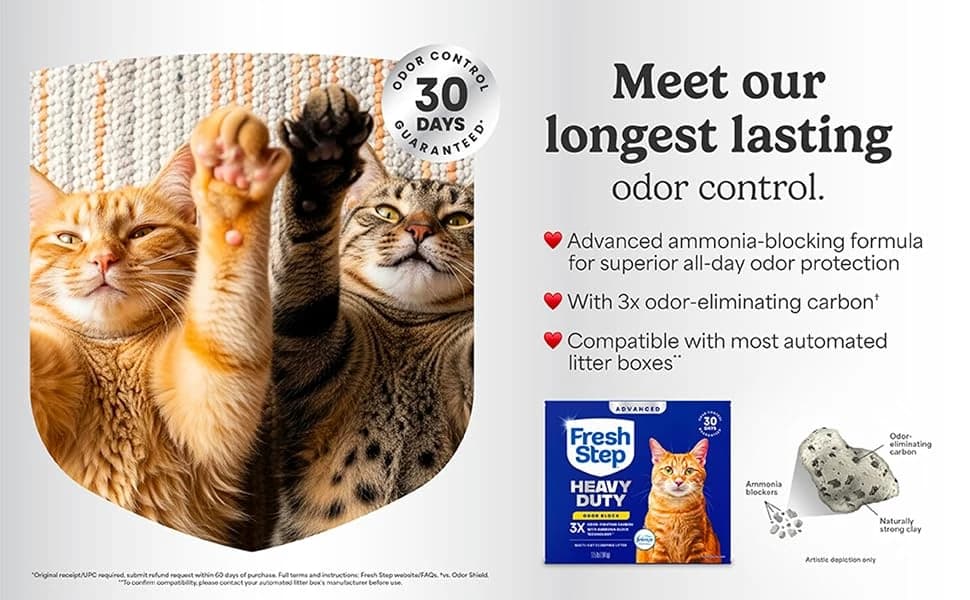 Advanced Heavy Duty Multi Cat Clumping Cat Litter — 17.5 lb. — product details