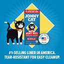 Litter Box Liners: Heavy Duty - Tear and Leak Resistant - Drawstring Close - Jumbo