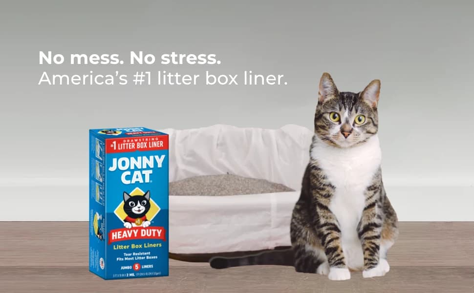 Litter Box Liners: Heavy Duty - Tear and Leak Resistant - Drawstring Close - Jumbo — product details