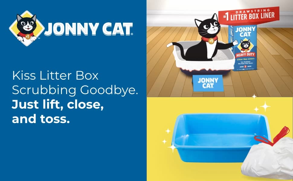 Litter Box Liners: Heavy Duty - Tear and Leak Resistant - Drawstring Close - Jumbo — product details