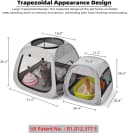 Portable Cat Playpen — Trapezoidal Design for Better Standing