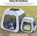 Portable Cat Playpen — Trapezoidal Design for Better Standing