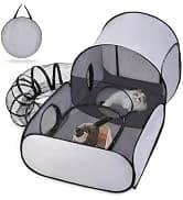 Indoor/Outdoor Cat Playpen with Surround Tunnel 2 Zones — collection imagery