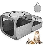 Indoor/Outdoor Cat Playpen with Surround Tunnel 2 Zones — collection imagery