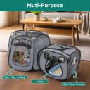 Cat Playpen with Separate Litter Box Area
