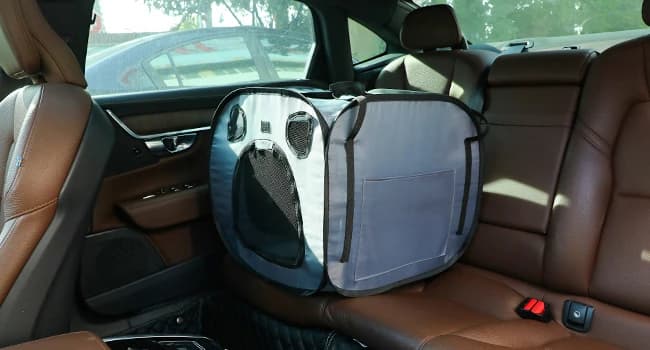 Cat Playpen with Separate Litter Box Area — PORTABLE FOR CAR and OUTDOOR