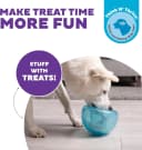 Snoop Interactive Treat Dispensing Dog Toy — Blue