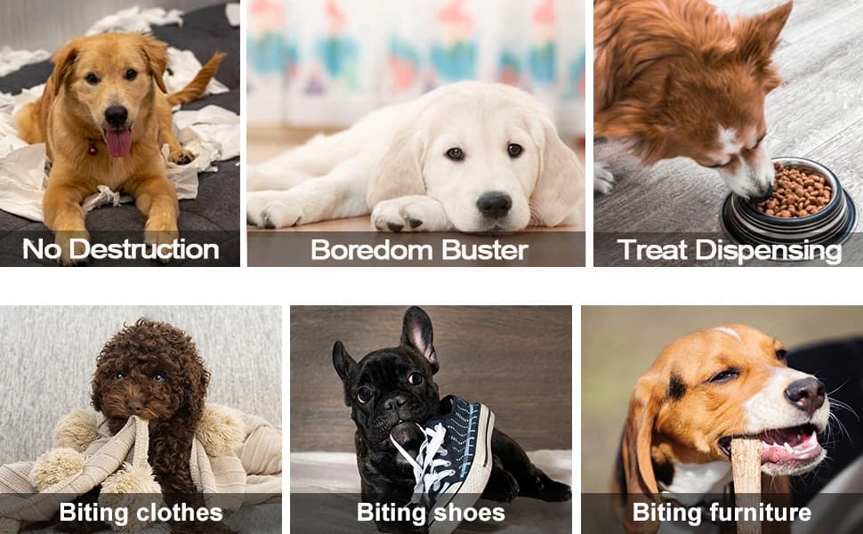 Dog Puzzle Toy Adjustable Treat Dispensing Ball Food Dispenser Tough Slow Feeder Puppy Enrichment Training Toy — product details