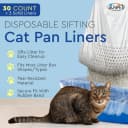 Original Sifting Cat Litter Box Liners - Extra Giant 30 Count - Tear-Resistant Cat Litter Bags - Waterproof