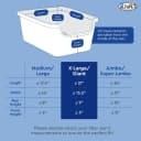 Original Sifting Cat Litter Box Liners - Extra Giant 30 Count - Tear-Resistant Cat Litter Bags - Waterproof