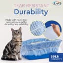 Original Sifting Cat Litter Box Liners - Extra Giant 30 Count - Tear-Resistant Cat Litter Bags - Waterproof
