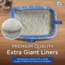 Original Sifting Cat Litter Box Liners - Extra Giant 30 Count - Tear-Resistant Cat Litter Bags - Waterproof