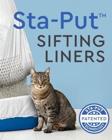 Original Sifting Cat Litter Box Liners - Extra Giant 30 Count - Tear-Resistant Cat Litter Bags - Waterproof — collection imagery