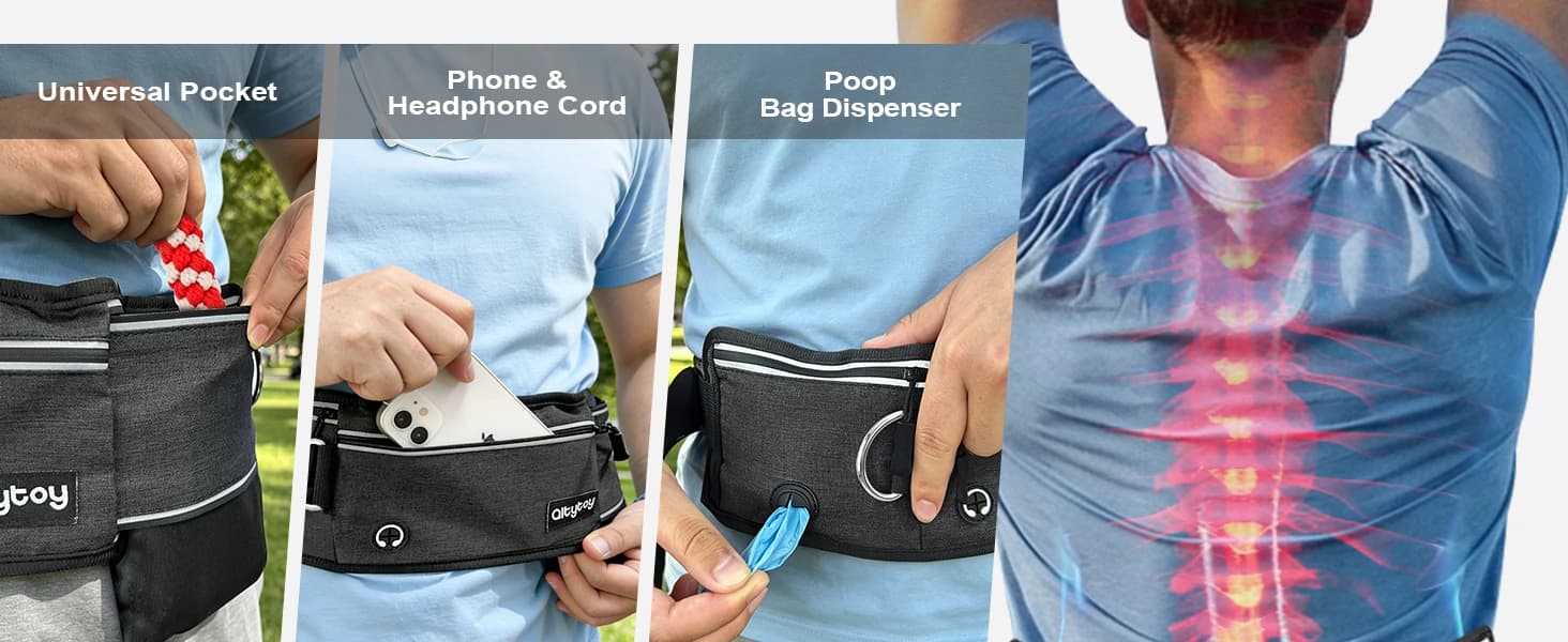 Hands Free Double Dog Leash for Two Dogs 240LB Heavy Duty Bungee — product details
