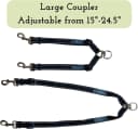 Leash Coupler — Two Dog Leash Splitter to Split Leashes for Walking 2 Dogs