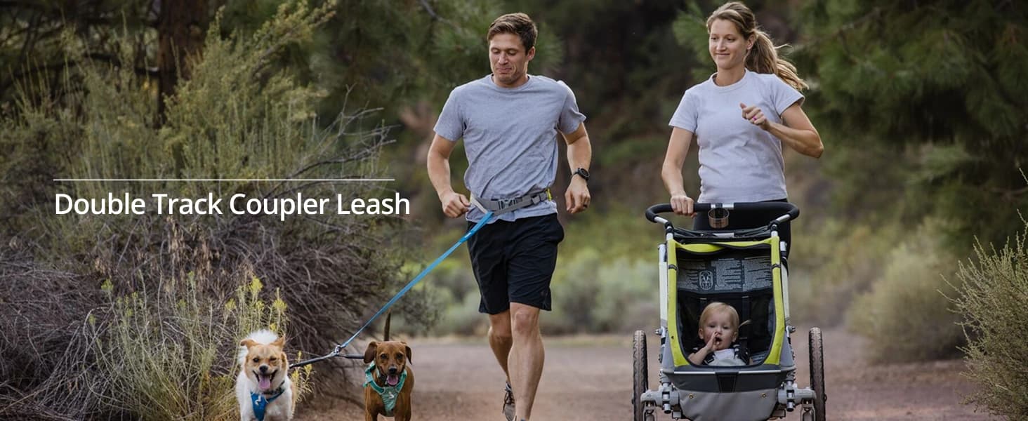 Double Track Coupler — Double Leash for Two Dogs — product details
