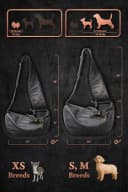 Dog Sling Carrier for Small Dogs 5-18lb