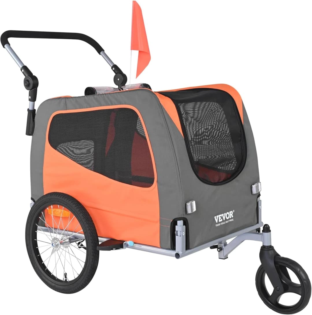 Dog Bike Trailer — Supports up to 66/88/100 lbs