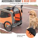 Dog Bike Trailer — Supports up to 66/88/100 lbs