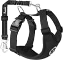 Dog Seat Belt and Harness for Car — 2 in 1 Seatbelt Buckle