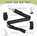 Dog Seat Belt and Harness for Car — 2 in 1 Seatbelt Buckle