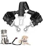 Dog Seat Belt and Harness for Car — 2 in 1 Seatbelt Buckle — collection imagery