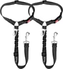 Dog Seat Belt for Car — 2 Pack Dog Car Harness Seatbelt with Bungee
