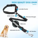 Dog Seat Belt for Car — 2 Pack Dog Car Harness Seatbelt with Bungee