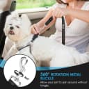 Dog Seat Belt for Car — 2 Pack Dog Car Harness Seatbelt with Bungee