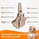 Dog Sling Carrier for Small Dogs and Cats 5-20 lbs