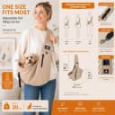 Dog Sling Carrier for Small Dogs and Cats 5-20 lbs