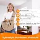 Dog Sling Carrier for Small Dogs and Cats 5-20 lbs