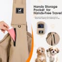 Dog Sling Carrier for Small Dogs and Cats 5-20 lbs