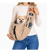 Dog Sling Carrier for Small Dogs and Cats 5-20 lbs — collection imagery