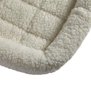 QuietTime Dog Bed - White Fleece Bolster — Ultra-Soft and Machine Washable — collection imagery