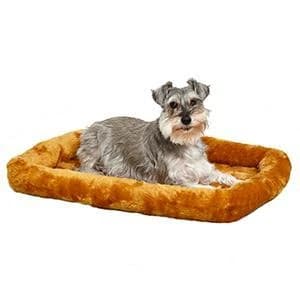 QuietTime Dog Bed - White Fleece Bolster — Ultra-Soft and Machine Washable — Choose Your Favorite QuietTime Bolstered Pet Bed