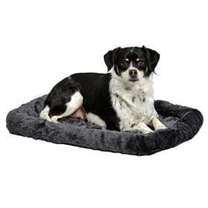 QuietTime Dog Bed - White Fleece Bolster — Ultra-Soft and Machine Washable — Choose Your Favorite QuietTime Bolstered Pet Bed