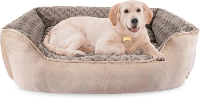 Rectangle Dog Bed for Large Medium Small Dogs - Washable Orthopedic Sofa Bed