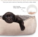 Rectangle Dog Bed for Large Medium Small Dogs - Washable Orthopedic Sofa Bed
