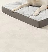 Washable Dog Bed Medium Size Dog Crate Bed Plush Pet Mat — 35"x23" Gray — collection imagery
