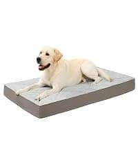 Washable Dog Bed Medium Size Dog Crate Bed Plush Pet Mat — 35"x23" Gray — collection imagery